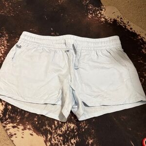 Southern Marsh Women's Athletic Shorts in Soft Blue